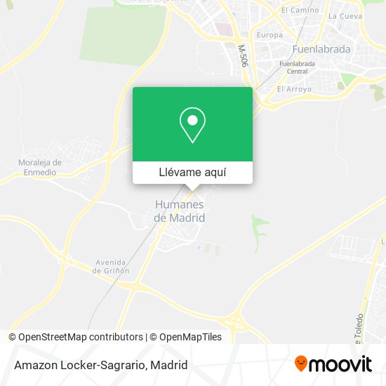 Mapa Amazon Locker-Sagrario