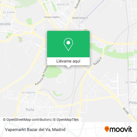 Mapa Vapemarkt Bazar del Va