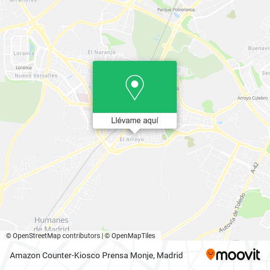 Mapa Amazon Counter-Kiosco Prensa Monje