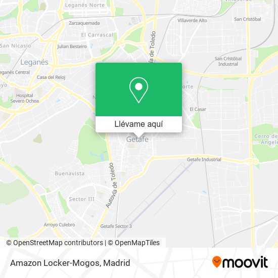 Mapa Amazon Locker-Mogos