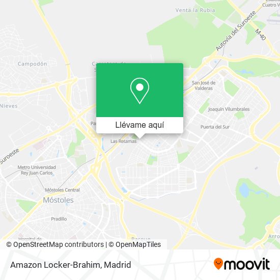 Mapa Amazon Locker-Brahim