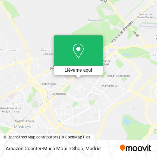 Mapa Amazon Counter-Musa Mobile Shop