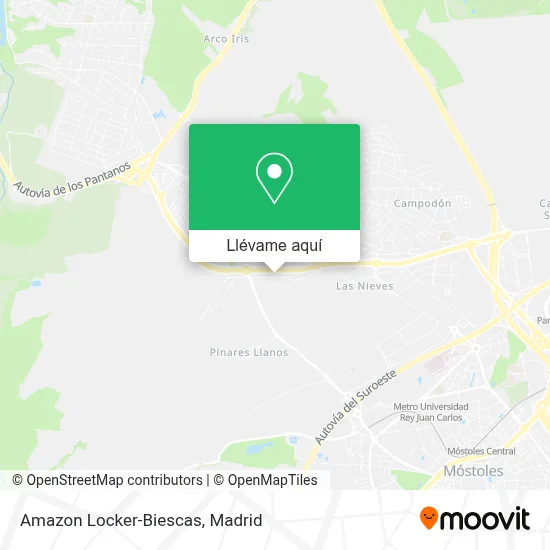 Mapa Amazon Locker-Biescas