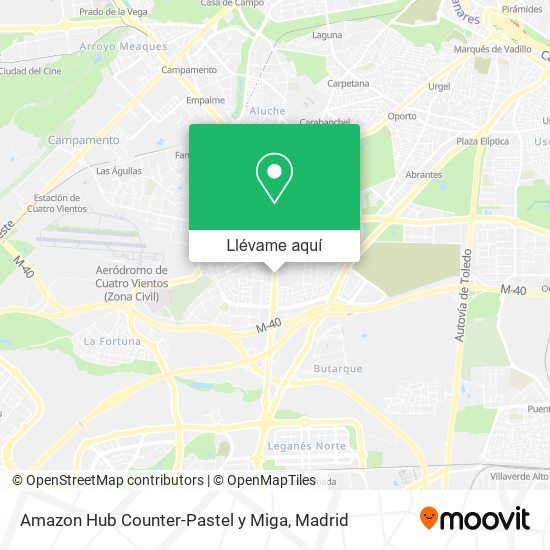 Mapa Amazon Hub Counter-Pastel y Miga