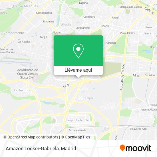 Mapa Amazon Locker-Gabriela