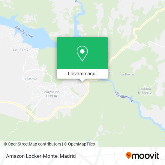 Mapa Amazon Locker-Monte