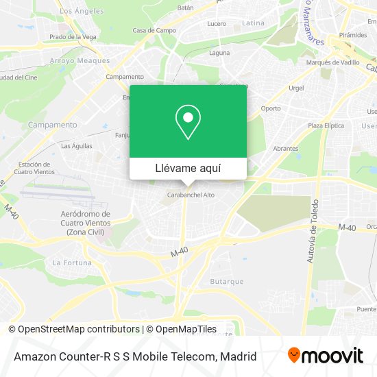 Mapa Amazon Counter-R S S Mobile Telecom