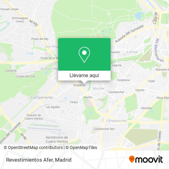 Mapa Revestimientos Afer