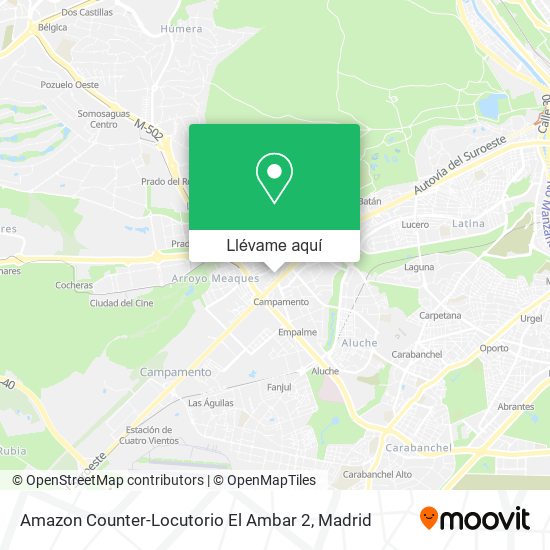 Mapa Amazon Counter-Locutorio El Ambar 2