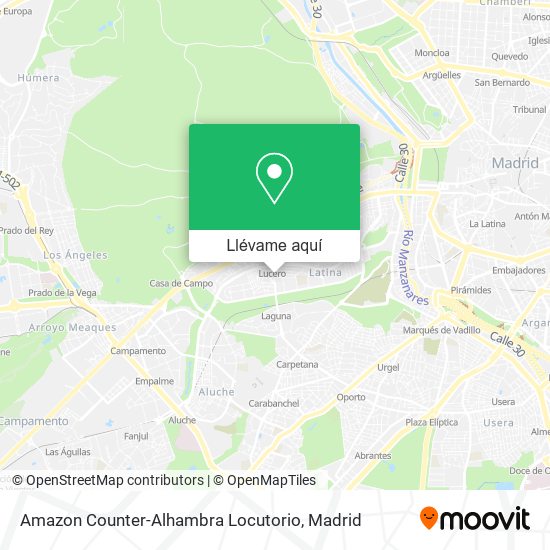 Mapa Amazon Counter-Alhambra Locutorio