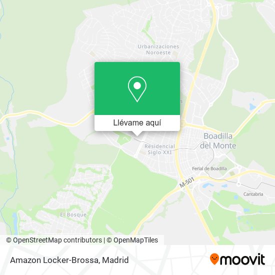 Mapa Amazon Locker-Brossa