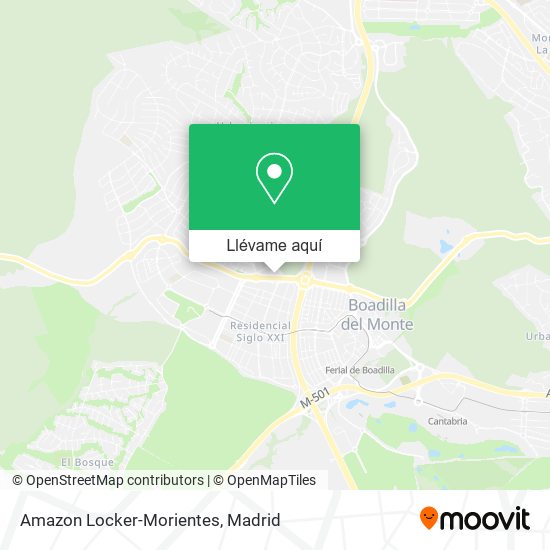 Mapa Amazon Locker-Morientes
