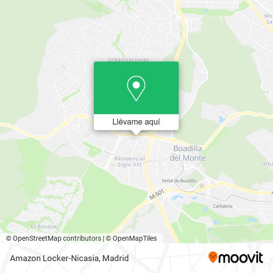 Mapa Amazon Locker-Nicasia