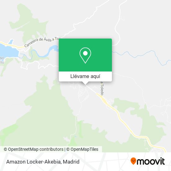 Mapa Amazon Locker-Akebia