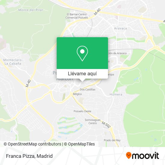 Mapa Franca Pizza