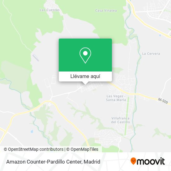 Mapa Amazon Counter-Pardillo Center
