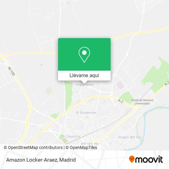 Mapa Amazon Locker-Araez