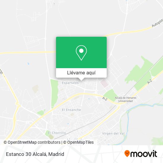 Mapa Estanco 30 Alcalá