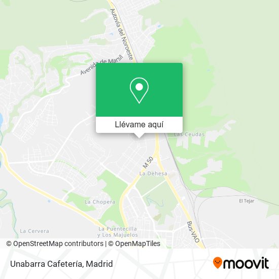 Mapa Unabarra Cafetería