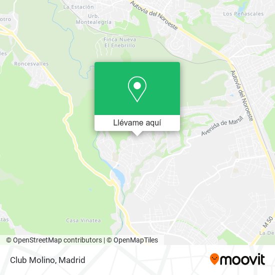 Mapa Club Molino