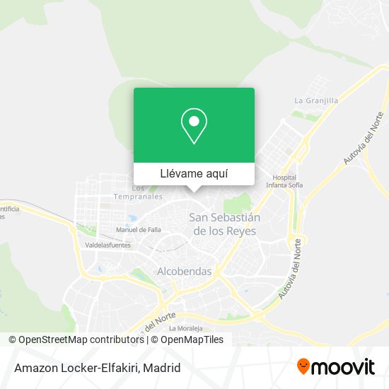 Mapa Amazon Locker-Elfakiri