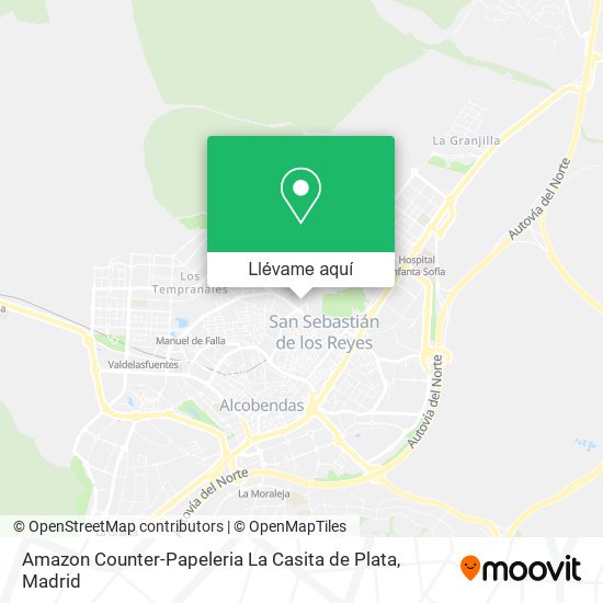 Mapa Amazon Counter-Papeleria La Casita de Plata