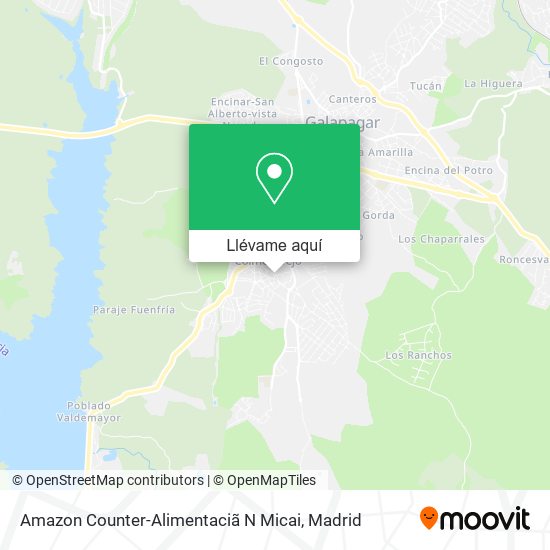 Mapa Amazon Counter-Alimentaciã N Micai