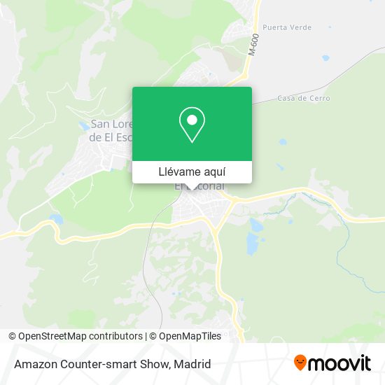 Mapa Amazon Counter-smart Show