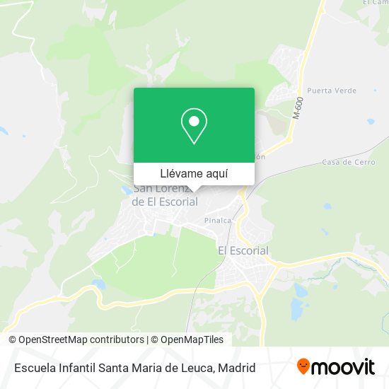 Mapa Escuela Infantil Santa Maria de Leuca