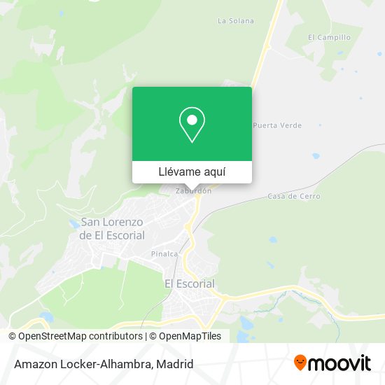 Mapa Amazon Locker-Alhambra