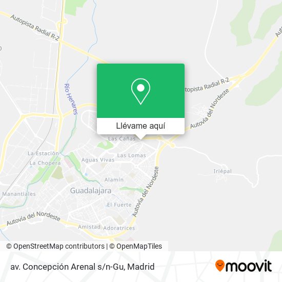 Mapa av. Concepción Arenal s/n-Gu