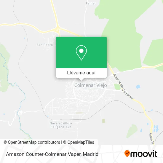 Mapa Amazon Counter-Colmenar Vaper