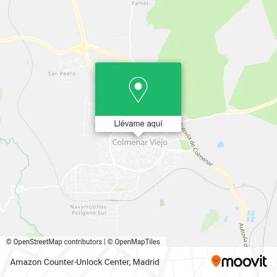 Mapa Amazon Counter-Unlock Center