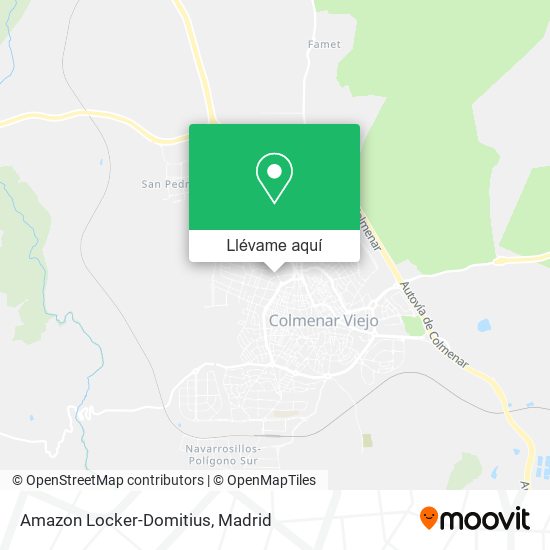 Mapa Amazon Locker-Domitius