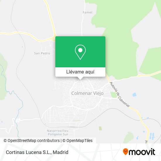 Mapa Cortinas Lucena S.L.