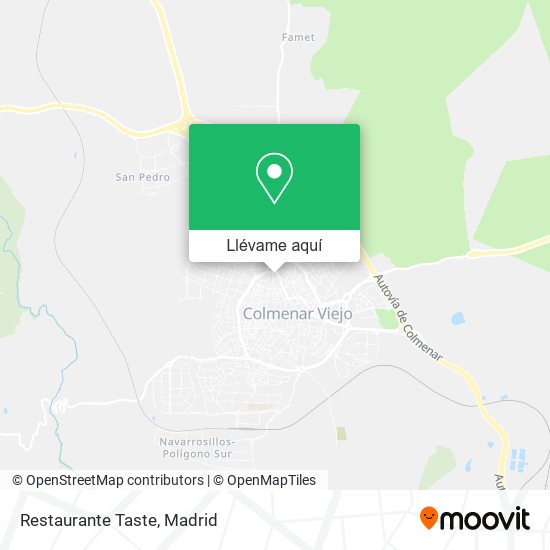 Mapa Restaurante Taste