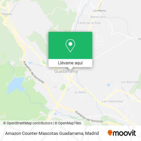 Mapa Amazon Counter-Mascotas Guadarrama