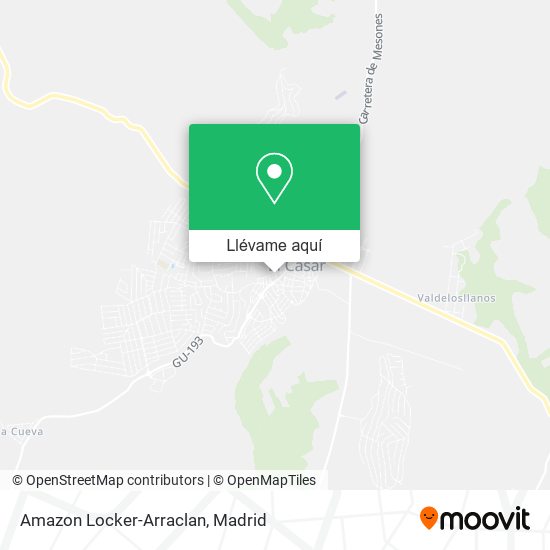 Mapa Amazon Locker-Arraclan