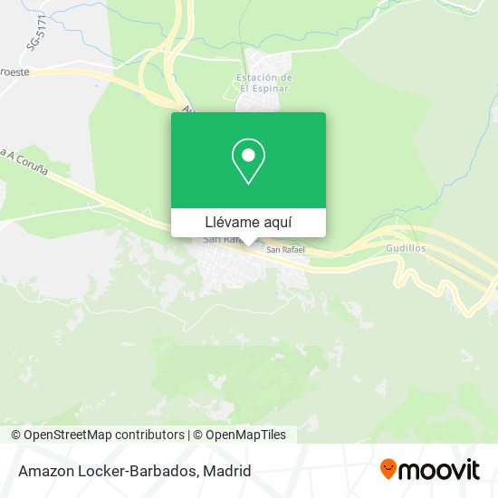 Mapa Amazon Locker-Barbados