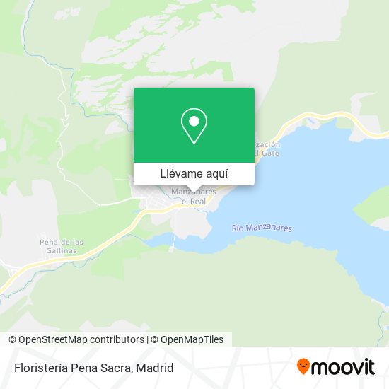 Mapa Floristería Pena Sacra