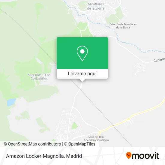 Mapa Amazon Locker-Magnolia