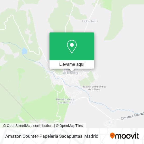 Mapa Amazon Counter-Papeleria Sacapuntas