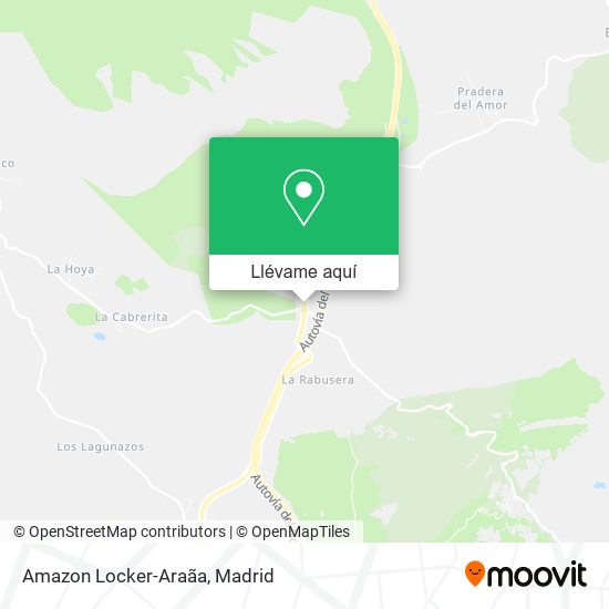 Mapa Amazon Locker-Araãa