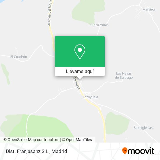 Mapa Dist. Franjasanz S.L.