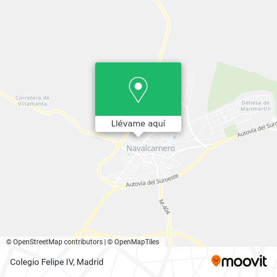 Mapa Colegio Felipe IV