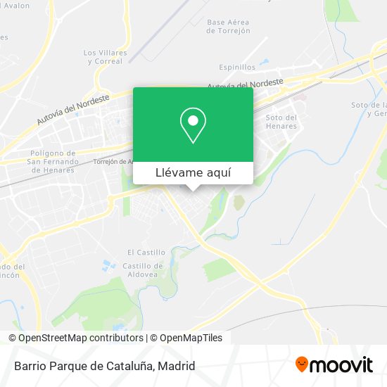 Mapa Barrio Parque de Cataluña