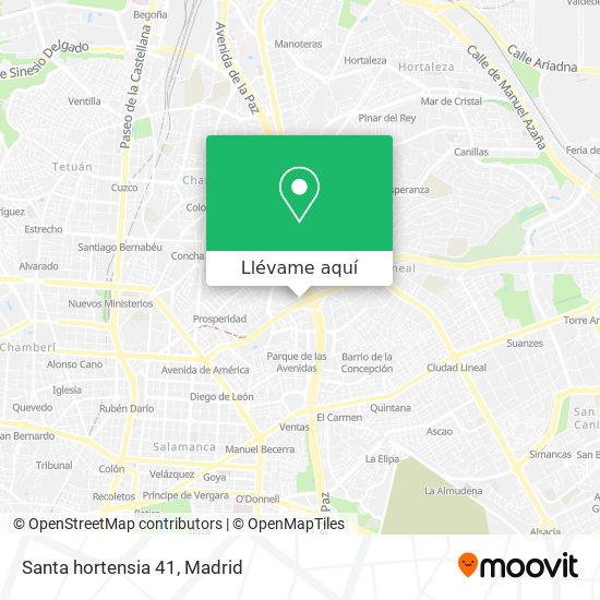 Mapa Santa hortensia 41