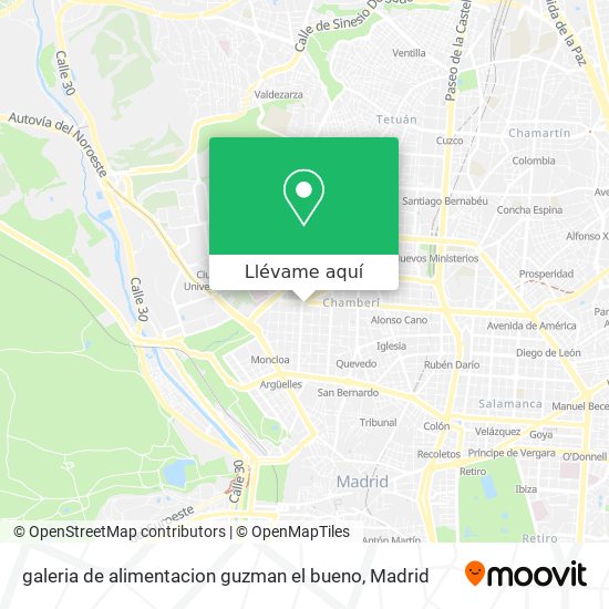 Mapa galeria de alimentacion guzman el bueno