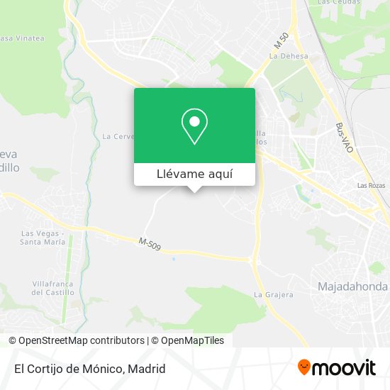 Mapa El Cortijo de Mónico