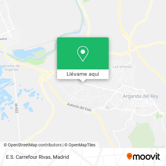 Mapa E.S. Carrefour Rivas